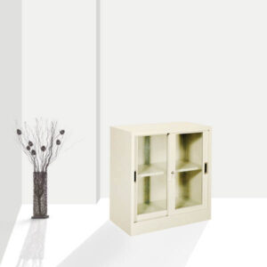 DW107H [Low height sliding Glass door cabinet