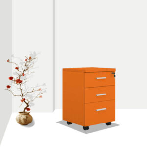 D18 [ Wood Mobile Pedestal