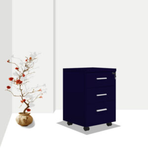 D19 [ Wood Mobile Pedestal