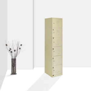 606 [ Six door steel locker