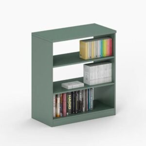 Open Wooden Filing Cabinet