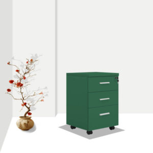 D6 [ Wood Mobile Pedestal